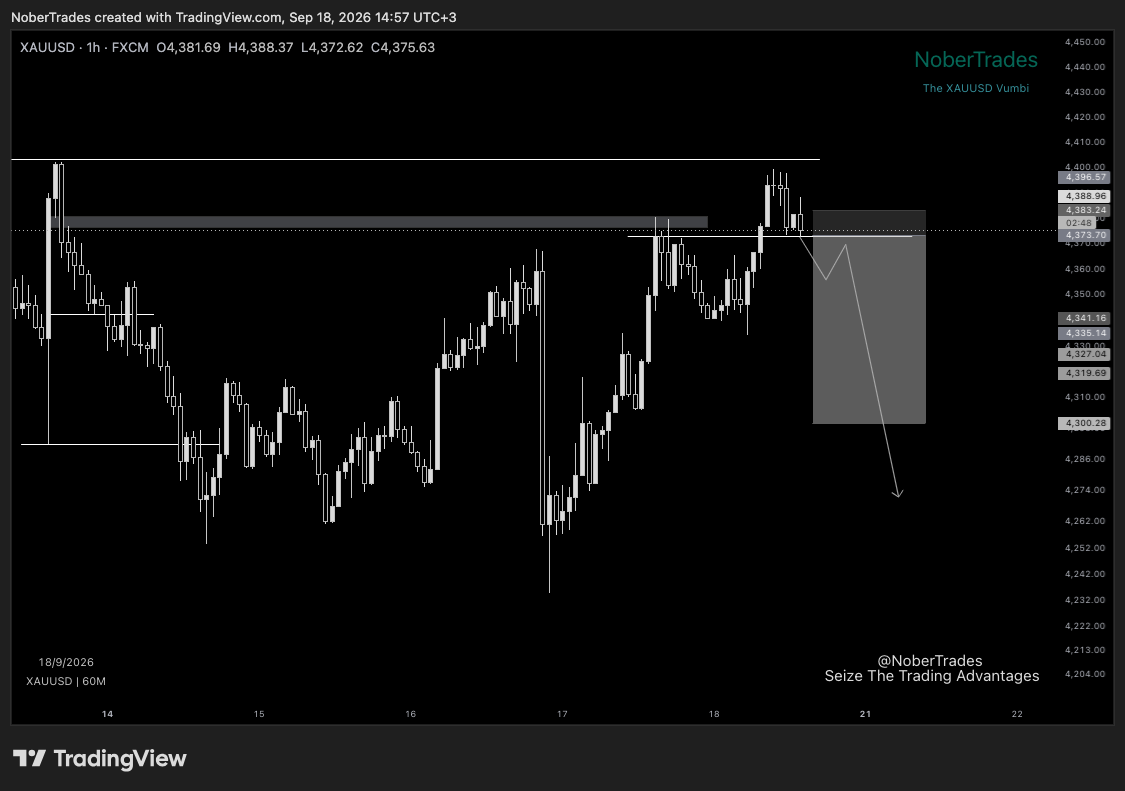 WAIT — 68% confidence Symbol: XAUUSD · Timeframe: 1h Entry: — Stop Loss: — TP1 / TP2 / TP3: — / — / — Risk/Reward: — Hourly XAUUSD shows clear bullish structure since the low on the 17th with a recent push to new highs followed by a mild retracement. Price is currently in a near-term consolidation/pullback below the recent high (~4,400 area on the chart). This creates two clear scenarios: a confirmed continuation only on a clean breakout and daily/higher-timeframe confirmation, or a deeper retracement toward the 4,340–4,350 support area which would offer a better risk profile. At the moment there is insufficient confirmation for a high-quality short-term BUY (no breakout close above the recent high and current pullback is unconfirmed) and not enough evidence for a tactical SELL (structure remains overall bullish). Cannot publish a WAIT signal